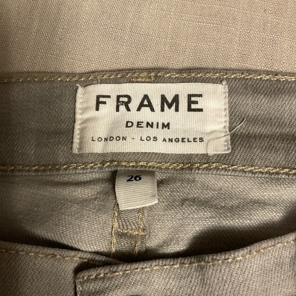 Frame Denim Light Gray Skinny Jeans - Picture 3 of 5